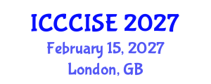 International Conference on Computer, Communication and Information Sciences, and Engineering (ICCCISE) February 15, 2027 - London, United Kingdom International Conference on Computer, Communication and Information Sciences, and Engineering (ICCCISE) February 15, 2027 - London, United Kingdom