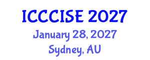 International Conference on Computer, Communication and Information Sciences, and Engineering (ICCCISE) January 28, 2027 - Sydney, Australia International Conference on Computer, Communication and Information Sciences, and Engineering (ICCCISE) January 28, 2027 - Sydney, Australia