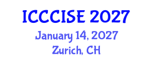 International Conference on Computer, Communication and Information Sciences, and Engineering (ICCCISE) January 14, 2027 - Zurich, Switzerland International Conference on Computer, Communication and Information Sciences, and Engineering (ICCCISE) January 14, 2027 - Zurich, Switzerland