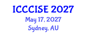 International Conference on Computer, Communication and Information Sciences, and Engineering (ICCCISE) May 17, 2027 - Sydney, Australia International Conference on Computer, Communication and Information Sciences, and Engineering (ICCCISE) May 17, 2027 - Sydney, Australia