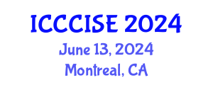 International Conference on Computer, Communication, Information Science, Engineering (ICCCISE) June 13, 2024 - Montreal, Canada