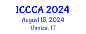 International Conference on Computer Communications and Applications (ICCCA) August 15, 2024 - Venice, Italy