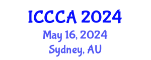 International Conference on Computer Communications and Applications (ICCCA) May 16, 2024 - Sydney, Australia