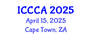 International Conference on Computer Communications and Applications (ICCCA) April 15, 2025 - Cape Town, South Africa