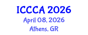 International Conference on Computer Communications and Applications (ICCCA) April 08, 2026 - Athens, Greece