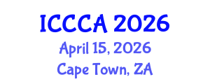 International Conference on Computer Communications and Applications (ICCCA) April 15, 2026 - Cape Town, South Africa