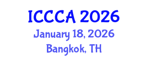 International Conference on Computer Communications and Applications (ICCCA) January 18, 2026 - Bangkok, Thailand