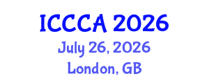 International Conference on Computer Communications and Applications (ICCCA) July 26, 2026 - London, United Kingdom