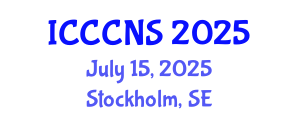 International Conference on Computer Communications and Networks Security (ICCCNS) July 15, 2025 - Stockholm, Sweden