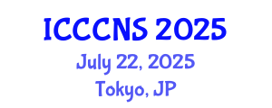 International Conference on Computer Communications and Networks Security (ICCCNS) July 22, 2025 - Tokyo, Japan