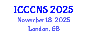 International Conference on Computer Communications and Networks Security (ICCCNS) November 18, 2025 - London, United Kingdom