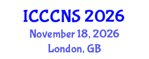 International Conference on Computer Communications and Networks Security (ICCCNS) November 18, 2026 - London, United Kingdom