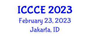 International Conference On Computer Cybernetics And Education (ICCCE) February 23, 2023 - Jakarta, Indonesia