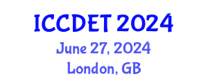 International Conference on Computer Design Engineering and Technology (ICCDET) June 27, 2024 - London, United Kingdom