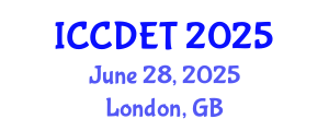 International Conference on Computer Design Engineering and Technology (ICCDET) June 28, 2025 - London, United Kingdom