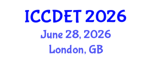 International Conference on Computer Design Engineering and Technology (ICCDET) June 28, 2026 - London, United Kingdom