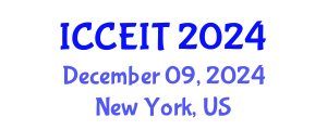 International Conference on Computer Education and Instructional Technology (ICCEIT) December 09, 2024 - New York, United States