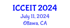 International Conference on Computer Education and Instructional Technology (ICCEIT) July 11, 2024 - Ottawa, Canada