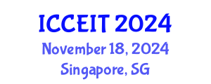 International Conference on Computer Education and Instructional Technology (ICCEIT) November 18, 2024 - Singapore, Singapore
