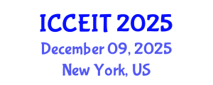 International Conference on Computer Education and Instructional Technology (ICCEIT) December 09, 2025 - New York, United States