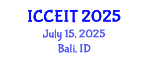International Conference on Computer Education and Instructional Technology (ICCEIT) July 15, 2025 - Bali, Indonesia