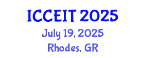 International Conference on Computer Education and Instructional Technology (ICCEIT) July 19, 2025 - Rhodes, Greece