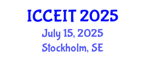 International Conference on Computer Education and Instructional Technology (ICCEIT) July 15, 2025 - Stockholm, Sweden