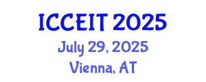 International Conference on Computer Education and Instructional Technology (ICCEIT) July 29, 2025 - Vienna, Austria