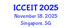 International Conference on Computer Education and Instructional Technology (ICCEIT) November 18, 2025 - Singapore, Singapore