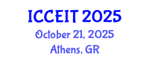 International Conference on Computer Education and Instructional Technology (ICCEIT) October 21, 2025 - Athens, Greece