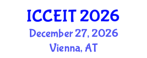 International Conference on Computer Education and Instructional Technology (ICCEIT) December 27, 2026 - Vienna, Austria