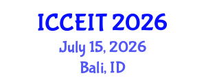 International Conference on Computer Education and Instructional Technology (ICCEIT) July 15, 2026 - Bali, Indonesia