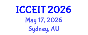 International Conference on Computer Education and Instructional Technology (ICCEIT) May 17, 2026 - Sydney, Australia