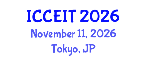 International Conference on Computer Education and Instructional Technology (ICCEIT) November 11, 2026 - Tokyo, Japan