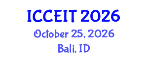 International Conference on Computer Education and Instructional Technology (ICCEIT) October 25, 2026 - Bali, Indonesia