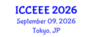 International Conference on Computer, Electrical and Electronics Engineering (ICCEEE) September 09, 2026 - Tokyo, Japan