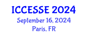 International Conference on Computer, Electrical and Systems Sciences, and Engineering (ICCESSE) September 16, 2024 - Paris, France