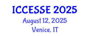 International Conference on Computer, Electrical and Systems Sciences, and Engineering (ICCESSE) August 12, 2025 - Venice, Italy