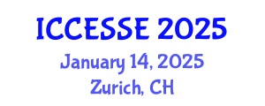 International Conference on Computer, Electrical and Systems Sciences, and Engineering (ICCESSE) January 14, 2025 - Zurich, Switzerland