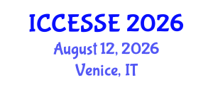 International Conference on Computer, Electrical and Systems Sciences, and Engineering (ICCESSE) August 12, 2026 - Venice, Italy