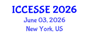 International Conference on Computer, Electrical and Systems Sciences, and Engineering (ICCESSE) June 03, 2026 - New York, United States