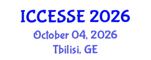 International Conference on Computer, Electrical and Systems Sciences, and Engineering (ICCESSE) October 04, 2026 - Tbilisi, Georgia