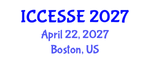 International Conference on Computer, Electrical and Systems Sciences, and Engineering (ICCESSE) April 22, 2027 - Boston, United States International Conference on Computer, Electrical and Systems Sciences, and Engineering (ICCESSE) April 22, 2027 - Boston, United States