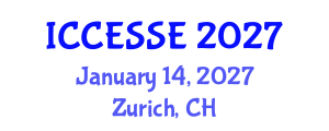 International Conference on Computer, Electrical and Systems Sciences, and Engineering (ICCESSE) January 14, 2027 - Zurich, Switzerland International Conference on Computer, Electrical and Systems Sciences, and Engineering (ICCESSE) January 14, 2027 - Zurich, Switzerland