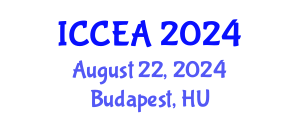 International Conference on Computer Engineering and Applications (ICCEA) August 22, 2024 - Budapest, Hungary