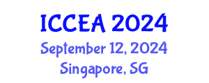 International Conference on Computer Engineering and Applications (ICCEA) September 12, 2024 - Singapore, Singapore