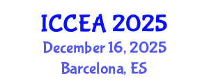 International Conference on Computer Engineering and Applications (ICCEA) December 16, 2025 - Barcelona, Spain