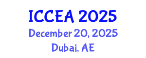 International Conference on Computer Engineering and Applications (ICCEA) December 20, 2025 - Dubai, United Arab Emirates