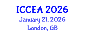 International Conference on Computer Engineering and Applications (ICCEA) January 21, 2026 - London, United Kingdom