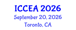 International Conference on Computer Engineering and Applications (ICCEA) September 20, 2026 - Toronto, Canada